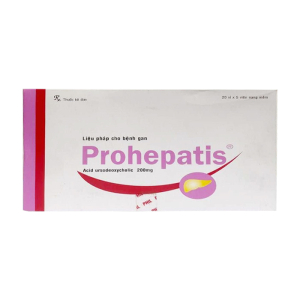 Prohepatis 200mg Phil điều trị sỏi mật, xơ gan mật nguyên phát 100 viên