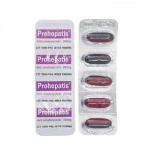 Prohepatis 200mg Phil điều trị sỏi mật, xơ gan mật nguyên phát 100 viên