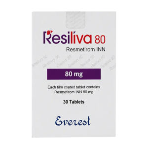 Resiliva 80 mg Everest điều trị gan nhiễm mỡ 30 viên