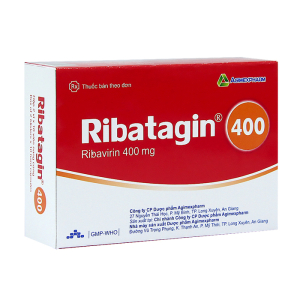 Ribatagin 400 Agimexpharm điều trị viêm gan C 20 viên
