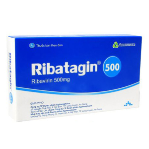 Ribatagin 500mg Agimexpharm điều trị nhiễm virus viêm gan C 20 viên