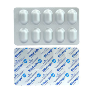 Ribatagin 500mg Agimexpharm điều trị nhiễm virus viêm gan C 20 viên