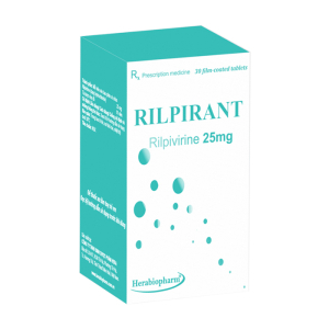 Rilpirant 25mg Herabiopharm phối hợp điều trị HIV 30 viên