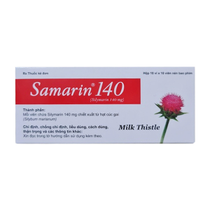 Samarin 140 Paradigm điều trị viêm gan, xơ gan 100 viên