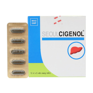 SeoulCigenol Phil điều trị hỗ trợ bệnh gan, gan nhiễm mỡ 60 viên