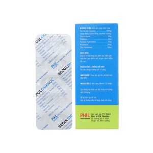 SeoulCigenol Phil điều trị hỗ trợ bệnh gan, gan nhiễm mỡ 60 viên