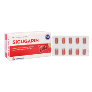 Sicugarin Mediplantex điều trị viêm gan do virus 60 viên
