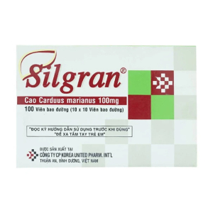 Silgran 100mg United điều trị nhiễm độc gan, bảo vệ tế bào gan 100 viên