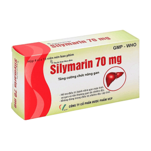 Silymarin 70mg VCP hỗ trợ điều trị bệnh viêm gan mãn tính, xơ gan 60 viên
