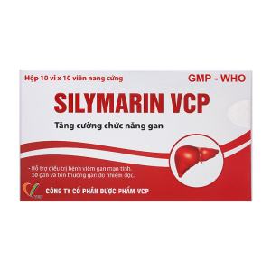 Silymarin VCP điều trị bệnh viêm gan mạn tính, xơ gan 100 viên