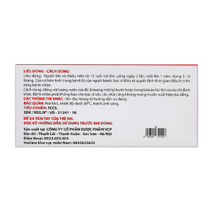 Silymarin VCP điều trị bệnh viêm gan mạn tính, xơ gan 100 viên