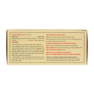 Silymax-F 140mg Mediplantex điều trị bệnh gan do virus, xơ gan 60 viên