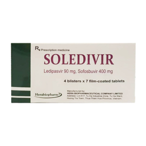 Soledivir Herabiopharm điều trị viêm gan C 28 viên