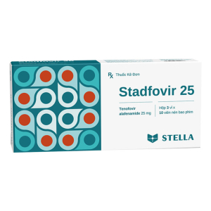 Stadfovir 25 Stella Pharm điều trị viêm gan B mạn tính 30 viên