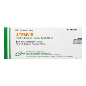 Stemvir 300mg Incepta điều trị viêm gan B 12 viên