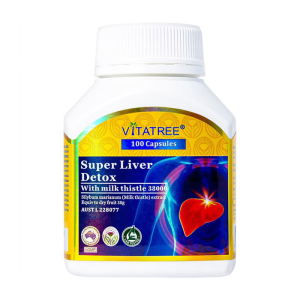 Super Liver Detox Vitatree hỗ trợ góp phần giải độc gan 100 viên