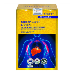 Super Liver Detox Vitatree hỗ trợ góp phần giải độc gan 100 viên