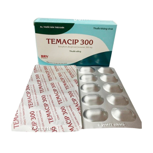 Temacip 300mg BRV điều trị viêm gan B, HIV 30 viên