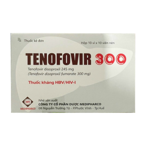 Tenofovir 300 Medipharco điều trị viêm gan B 100 viên