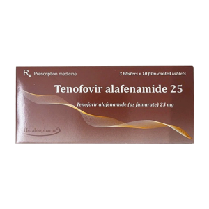 Tenofovir Alafenamide 25 Herabiopharm điều trị bệnh viêm gan B 30 viên