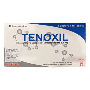 Tenoxil 300mg Hetero điều trị viêm gan B mạn tính 30 viên