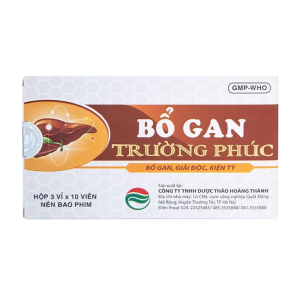 Thuốc Bổ Gan Trường Phúc bổ gan, giải độc 30 viên
