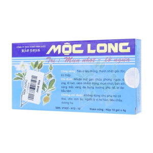 Thuốc Mộc Long giúp nhuận mát gan, chữa phong ngứa 10 gói