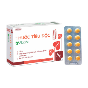 Thuốc tiêu độc Abipha hỗ trợ chức năng gan 30 viên