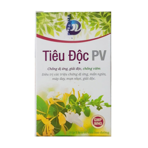 Thuốc Tiêu Độc PV điều trị dị ứng, mẩn ngứa, mày đay 60 viên