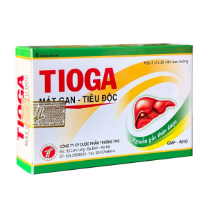 Tioga hỗ trợ bổ gan, tiêu độc 40 viên