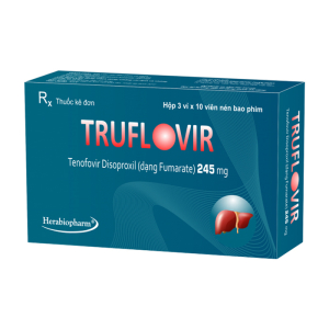 Truflovir 245mg Herabiopharm điều trị viêm gan B và HIV 30 viên