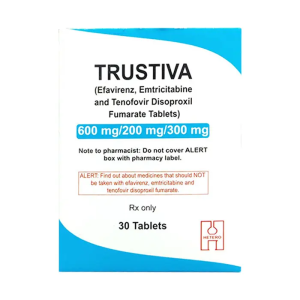 Trustiva 600mg/200mg/300mg Hetero điều trị nhiễm HIV-1 30 viên