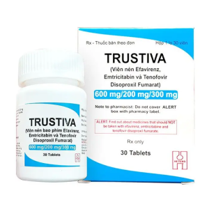 Trustiva 600mg/200mg/300mg Hetero điều trị nhiễm HIV-1 30 viên