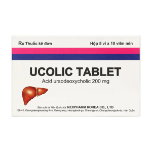 Ucolic Tablet 200mg hỗ trợ điều trị bệnh lý về gan mật 50 viên