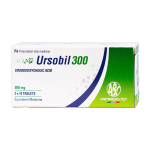 Ursobil 300 ABC Farmaceutici điều trị xơ gan mật 20 viên