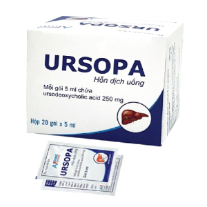 Ursopa 250mg Apimed điều trị xơ gan mật 20 gói