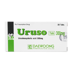 Uruso 300mg Daewoong giúp cải thiện chức năng gan 30 viên