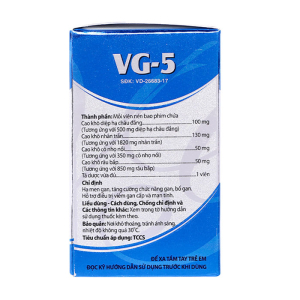VG-5 Danapha điều trị viêm gan 40 viên
