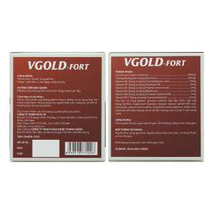 Vgold - Fort giúp tăng cường chức năng gan 60 viên