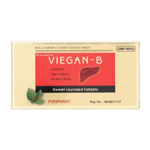 Viegan-B Foripharm điều trị hạ men gan, viêm gan 45 viên