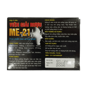 Viên giải rượu ME-21 Á Châu 4 viên
