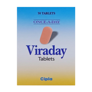Viraday Cipla điều trị nhiễm HIV-1 30 viên