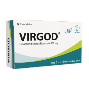Virgod 300mg Fremed điều trị viêm gan B 30 viên