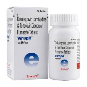 Viropil Emcure điều trị HIV-1 30 viên