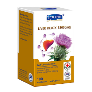 Vital Code Liver Detox 38000mg hỗ trợ chức năng gan 100 viên