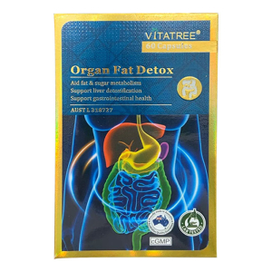 Vitatree Organ Fat Detox hỗ trợ thải độc gan 60 viên