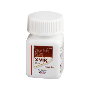 X-Vir Entecavir 0.5 mg Natco điều trị viêm gan B 30 viên