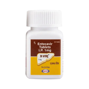 X-Vir Entecavir 1 mg Natco điều trị viêm gan B 30 viên